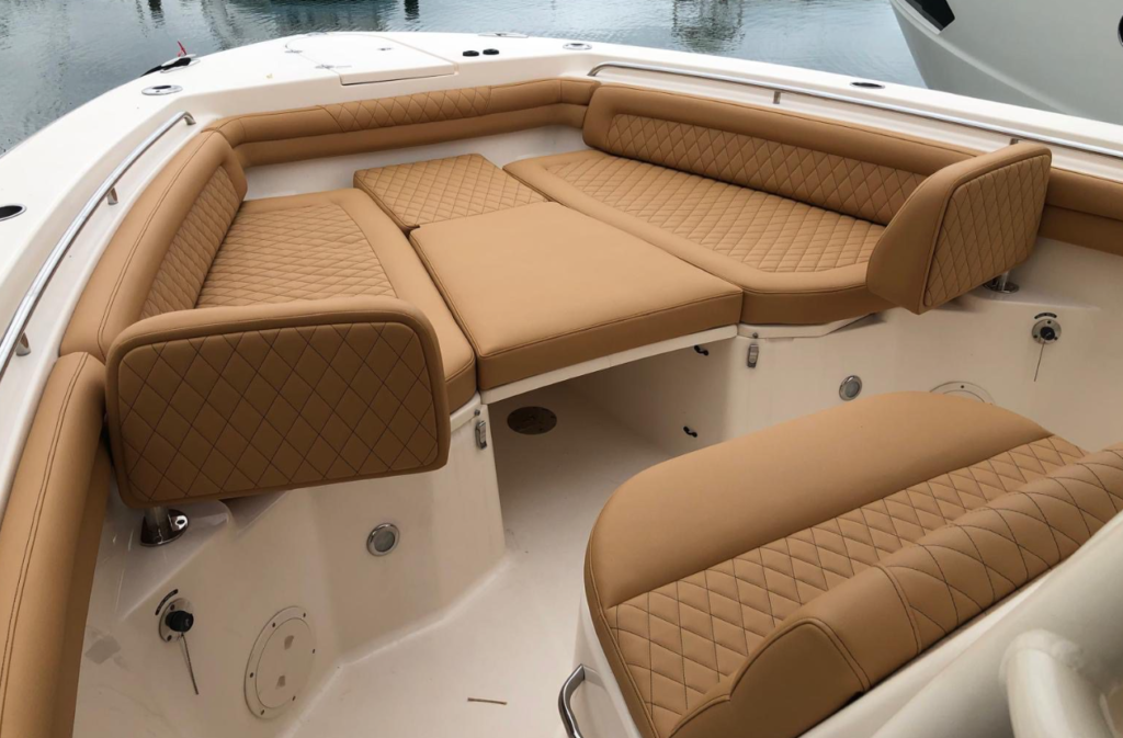 Reupholstering Boat
